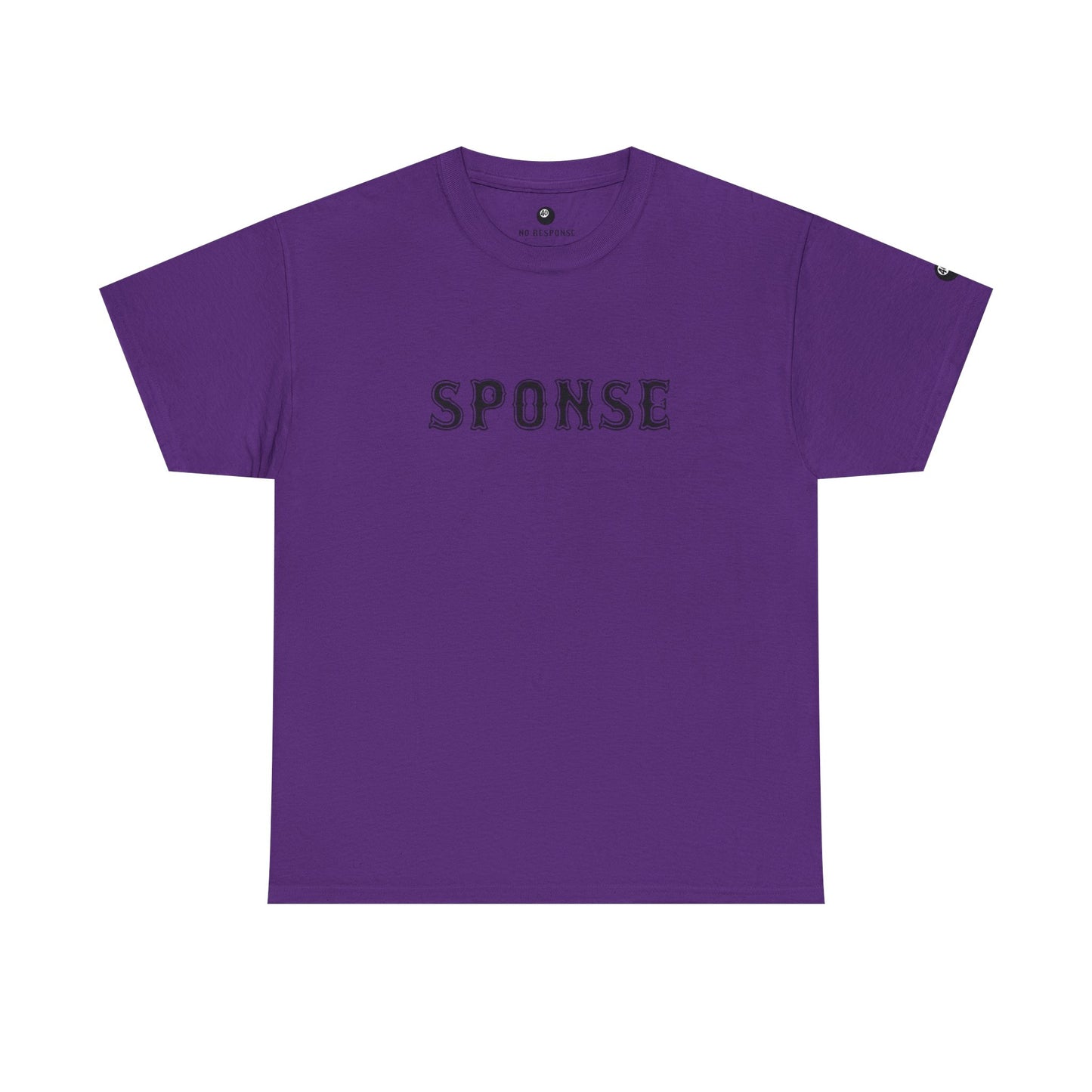 Sponse Graphic Tee — Minimalist Vintage Lettering Cotton T‑Shirt