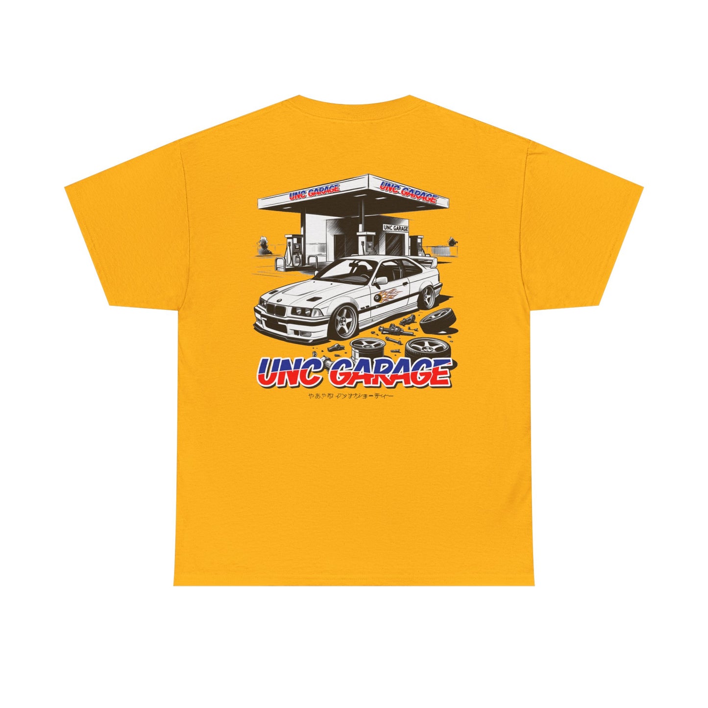 UNC GARAGE GAS STATION TSHIRT