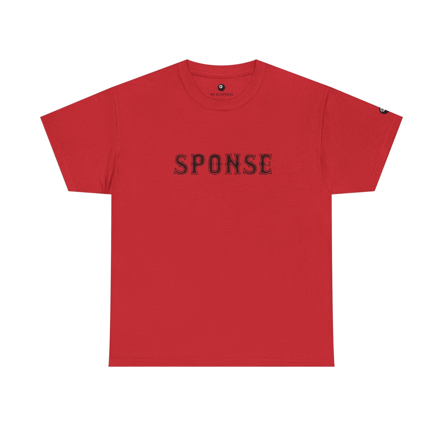 Sponse Graphic Tee — Minimalist Vintage Lettering Cotton T‑Shirt