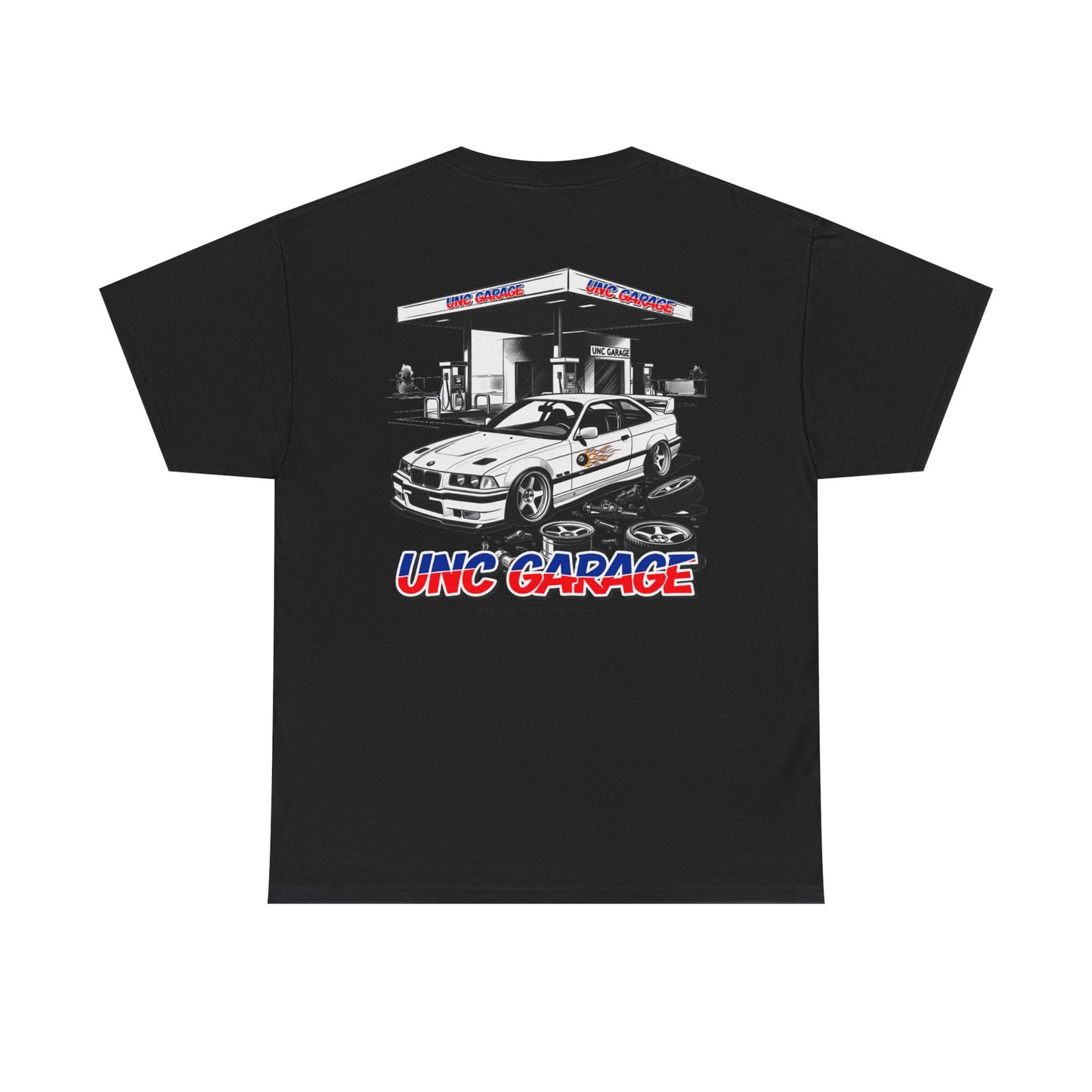 UNC GARAGE GAS STATION TSHIRT