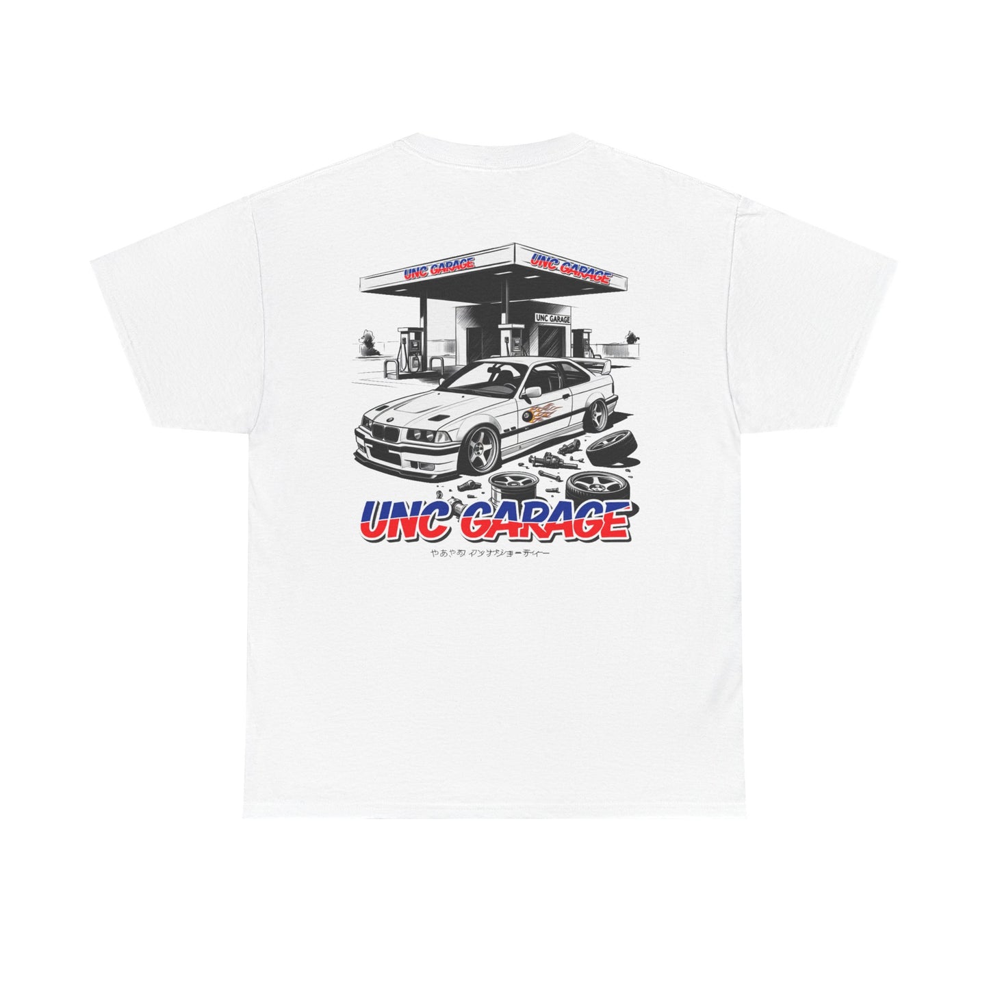 UNC GARAGE GAS STATION TSHIRT