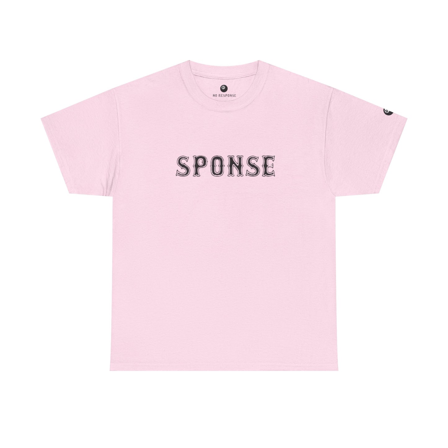 Sponse Graphic Tee — Minimalist Vintage Lettering Cotton T‑Shirt