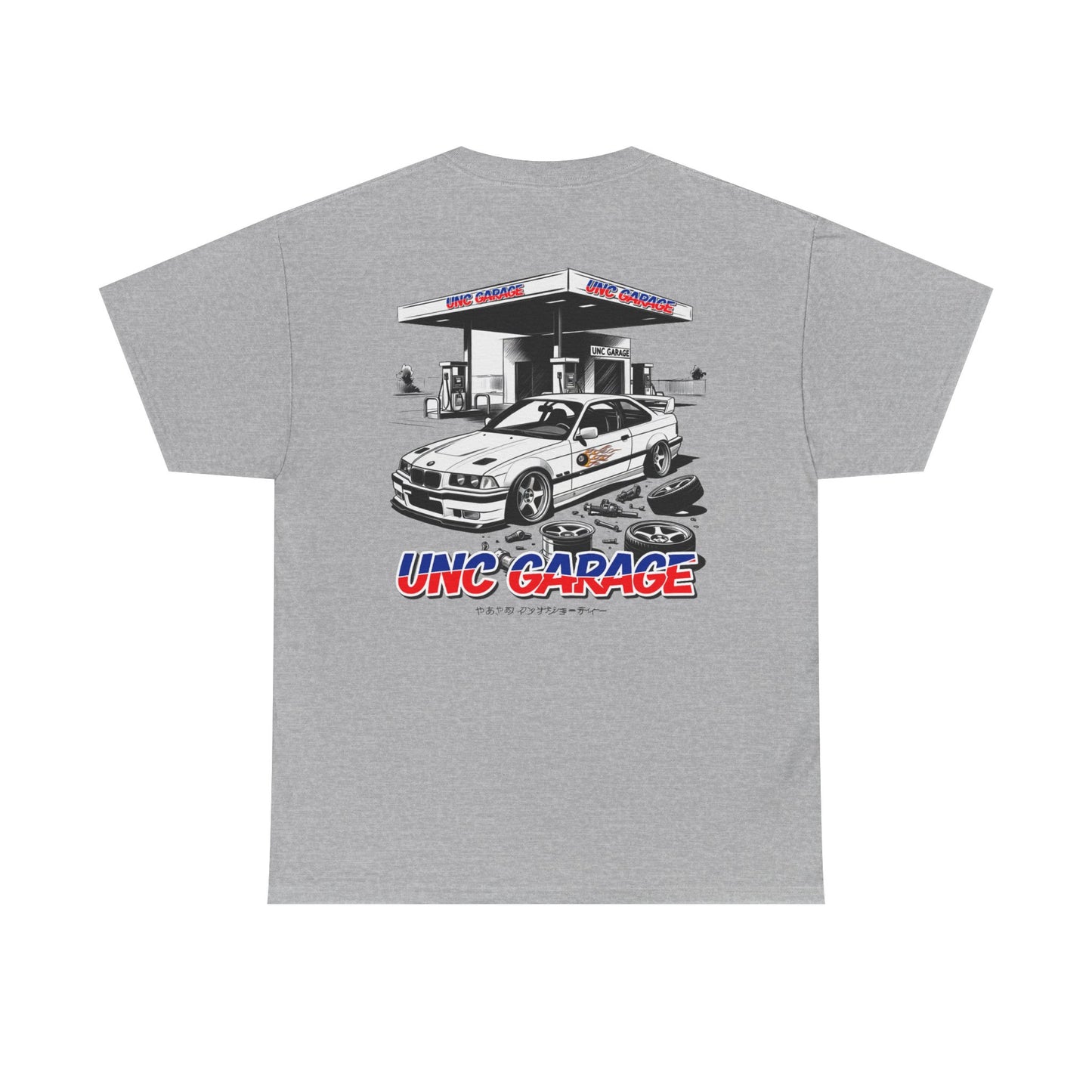 UNC GARAGE GAS STATION TSHIRT