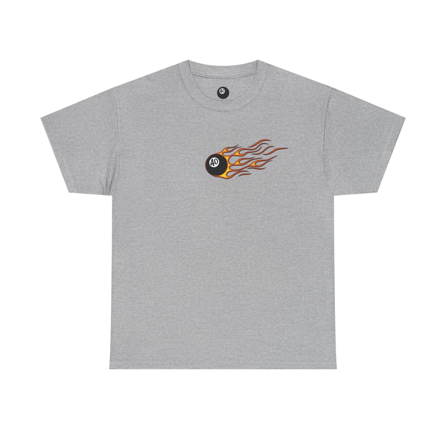 FLAMING 40 BALL TSHIRT