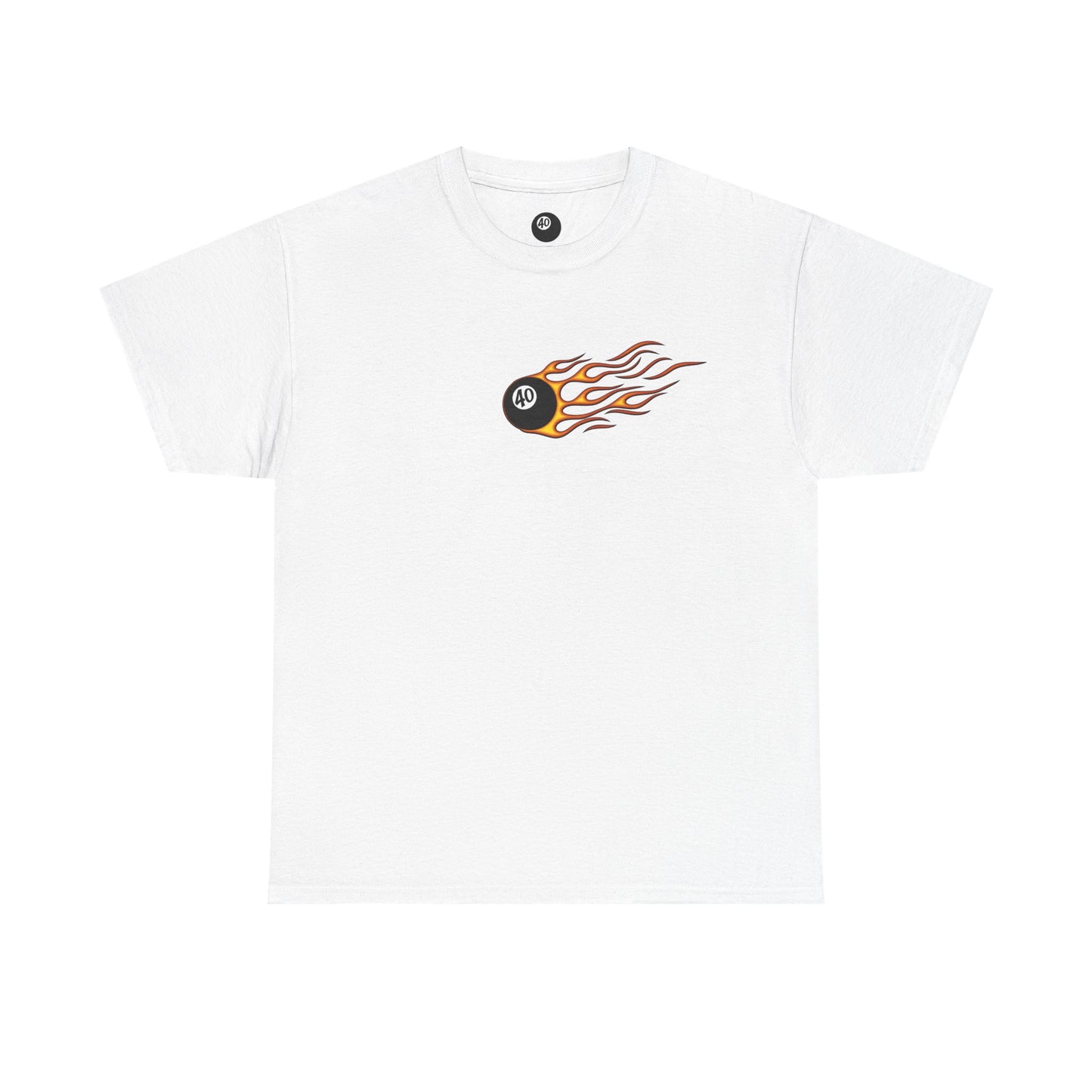 FLAMING 40 BALL TSHIRT