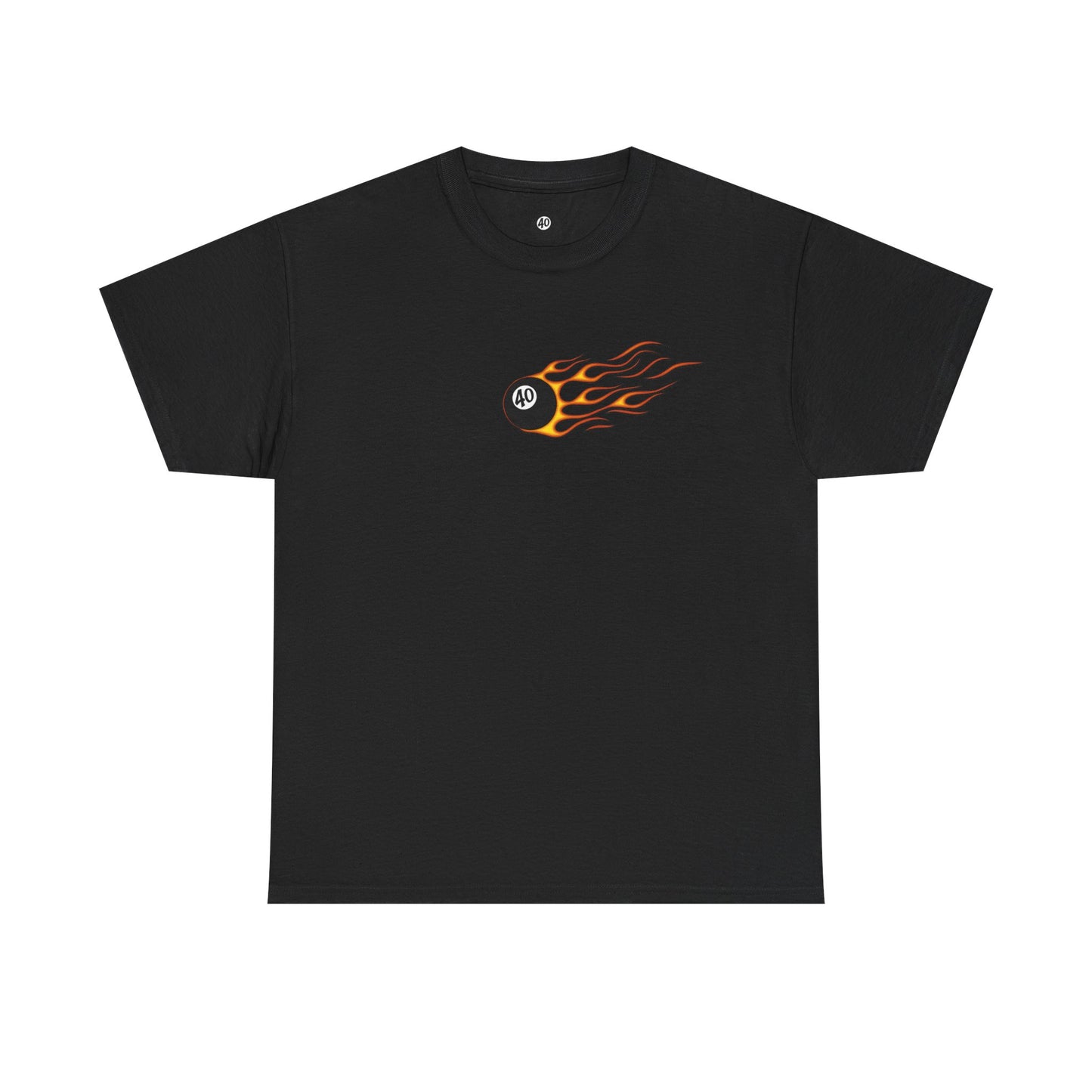 FLAMING 40 BALL TSHIRT