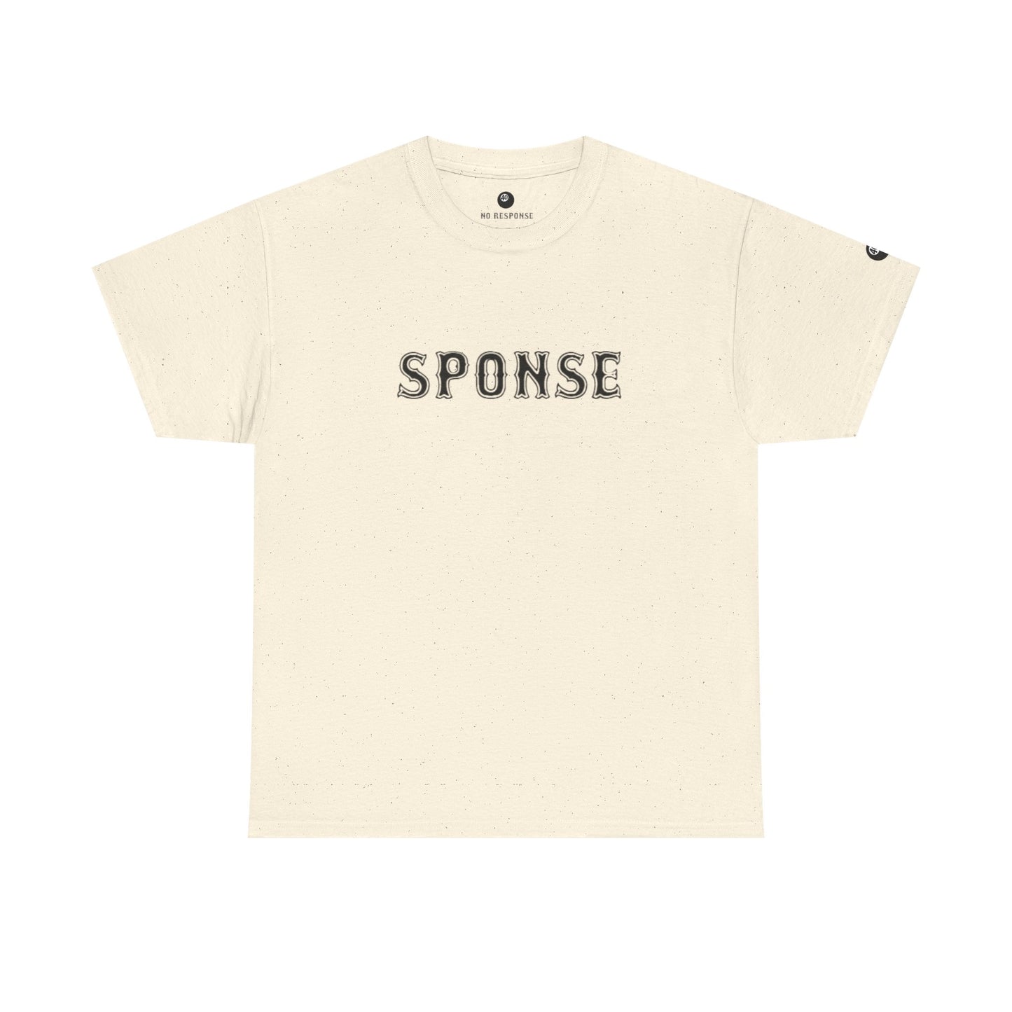 Sponse Graphic Tee — Minimalist Vintage Lettering Cotton T‑Shirt